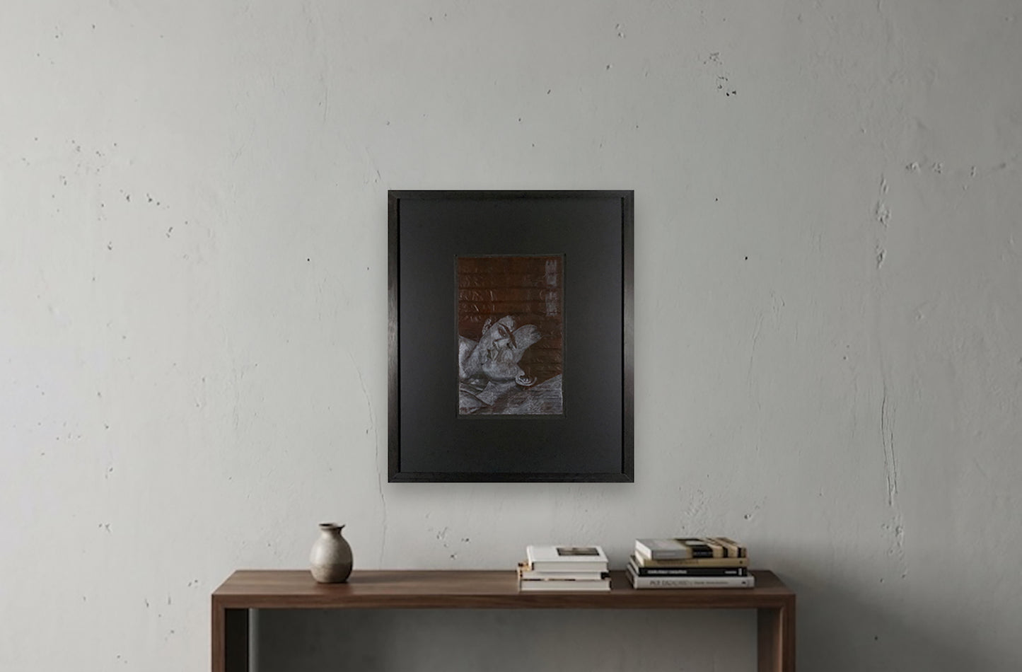 Original Framed Drawing 'Malik and Ezra'