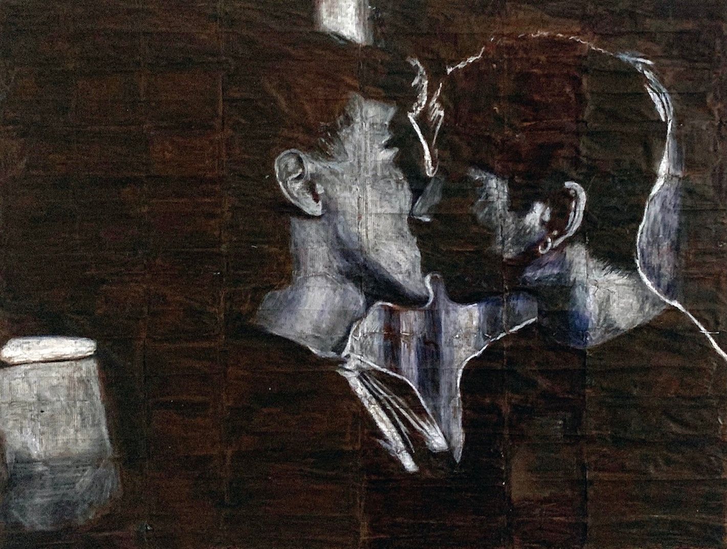 Original Framed Drawing 'Nico and Marcus'