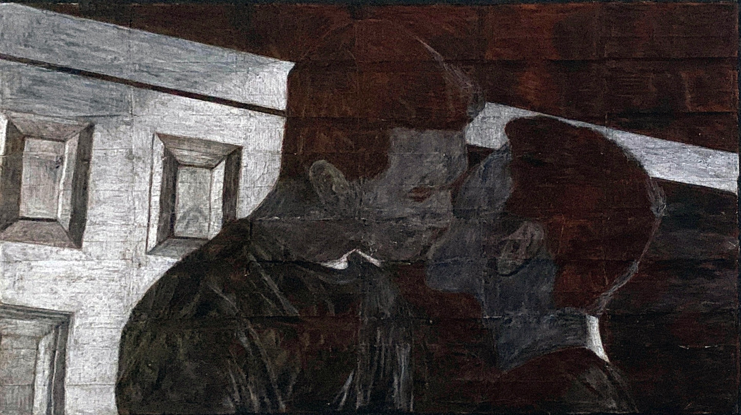Original Framed Drawing 'Angelo and Rafael'
