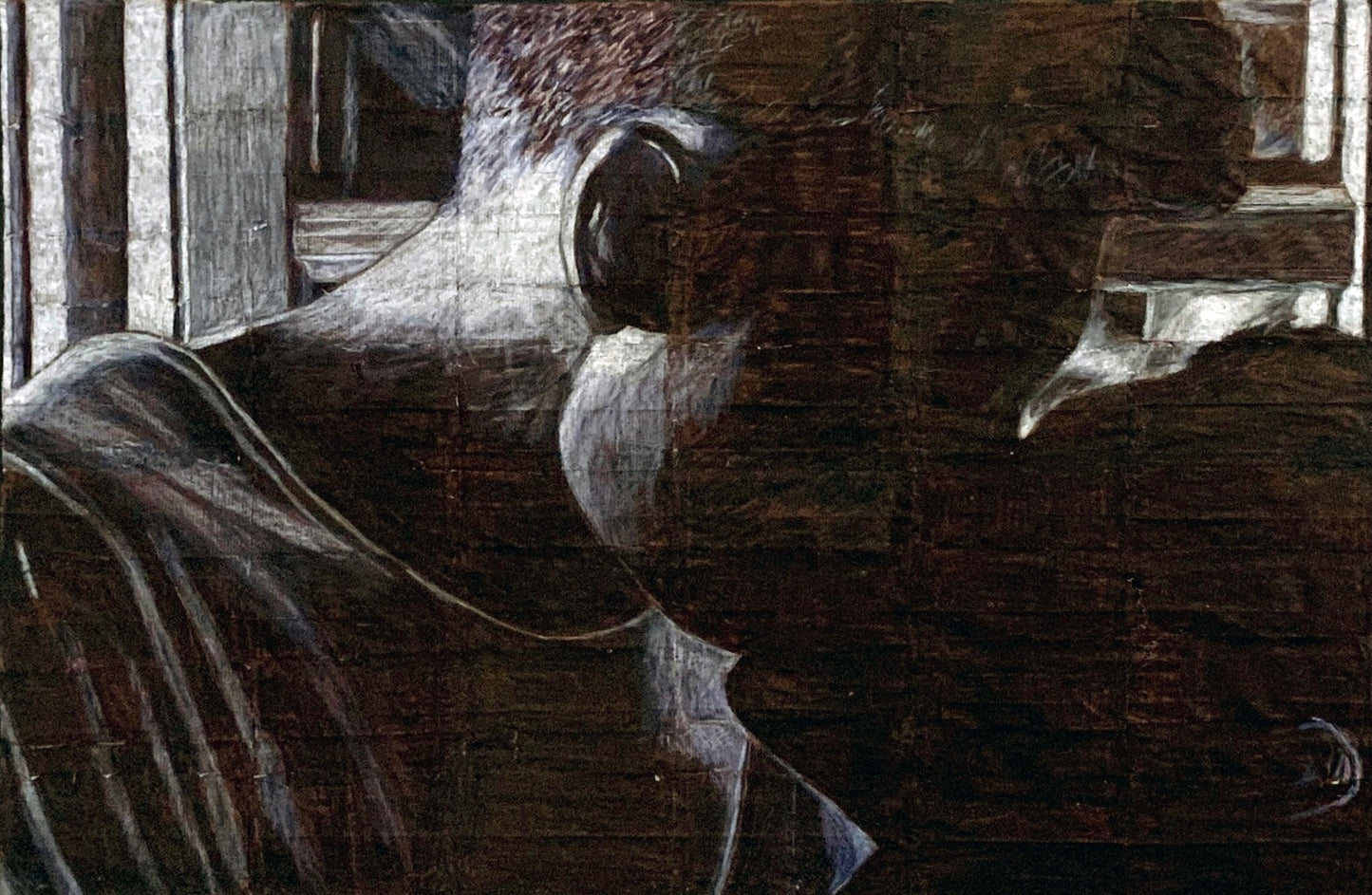 Original Framed Drawing 'Simon and Tomas'