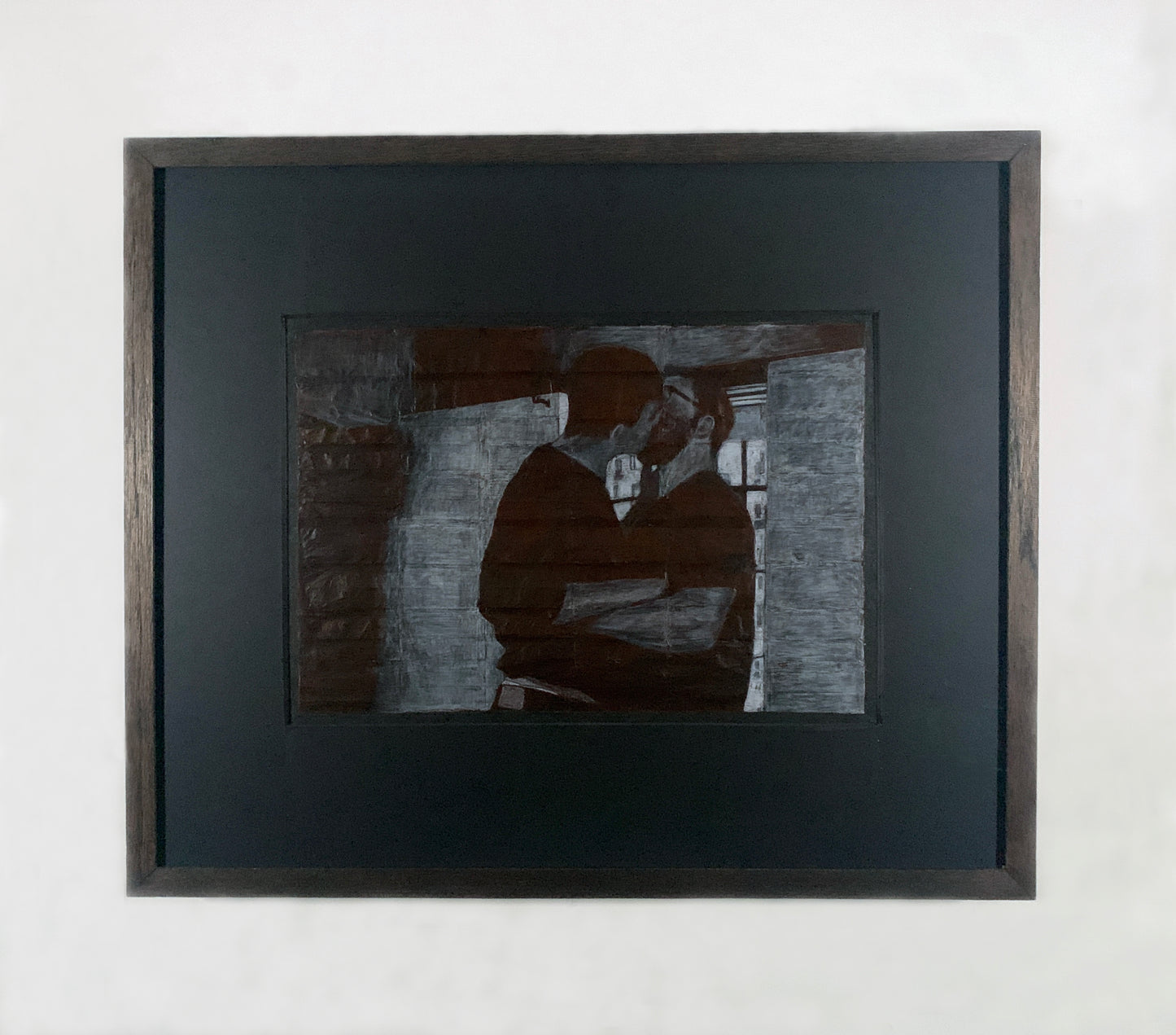 Original Framed Drawing 'Arlo and Gus'