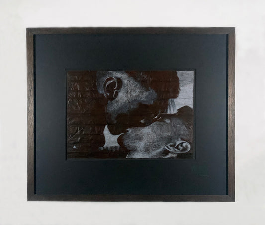 Original Framed Drawing 'Brian and Oscar'