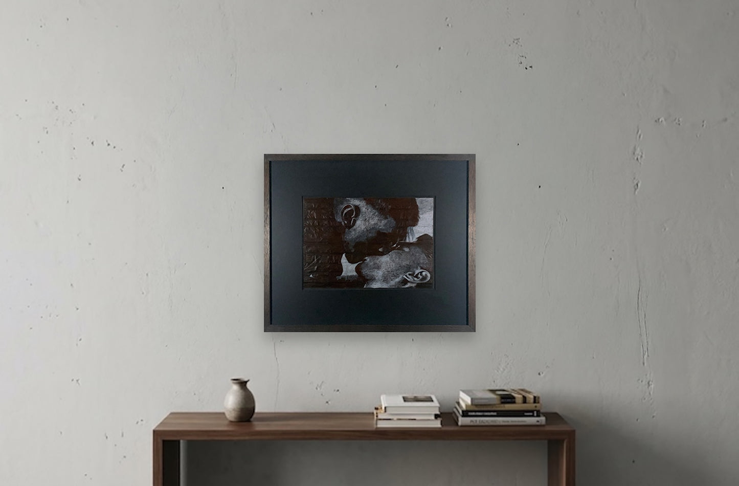 Original Framed Drawing 'Brian and Oscar'