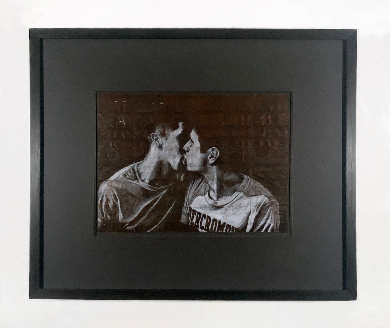 Original Framed Drawing 'Julian and Andre'