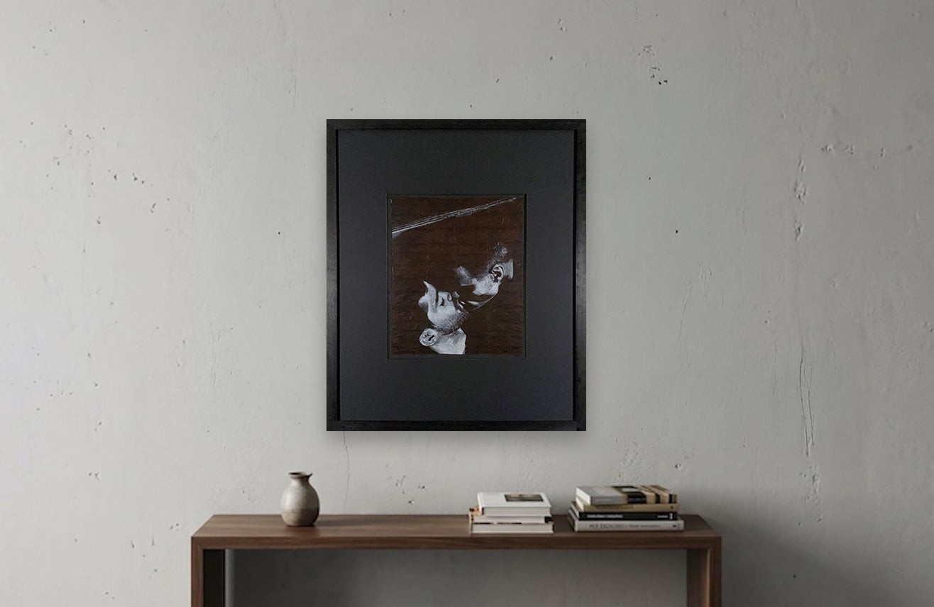 Original Framed Drawing 'Stefan and Ricky'